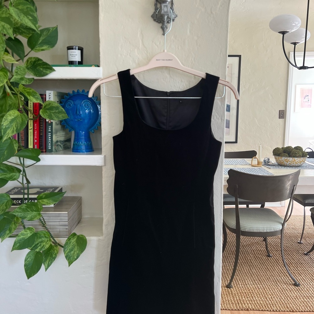 Black Velvet Theory Dress